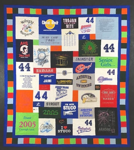 t shirt quilt with border